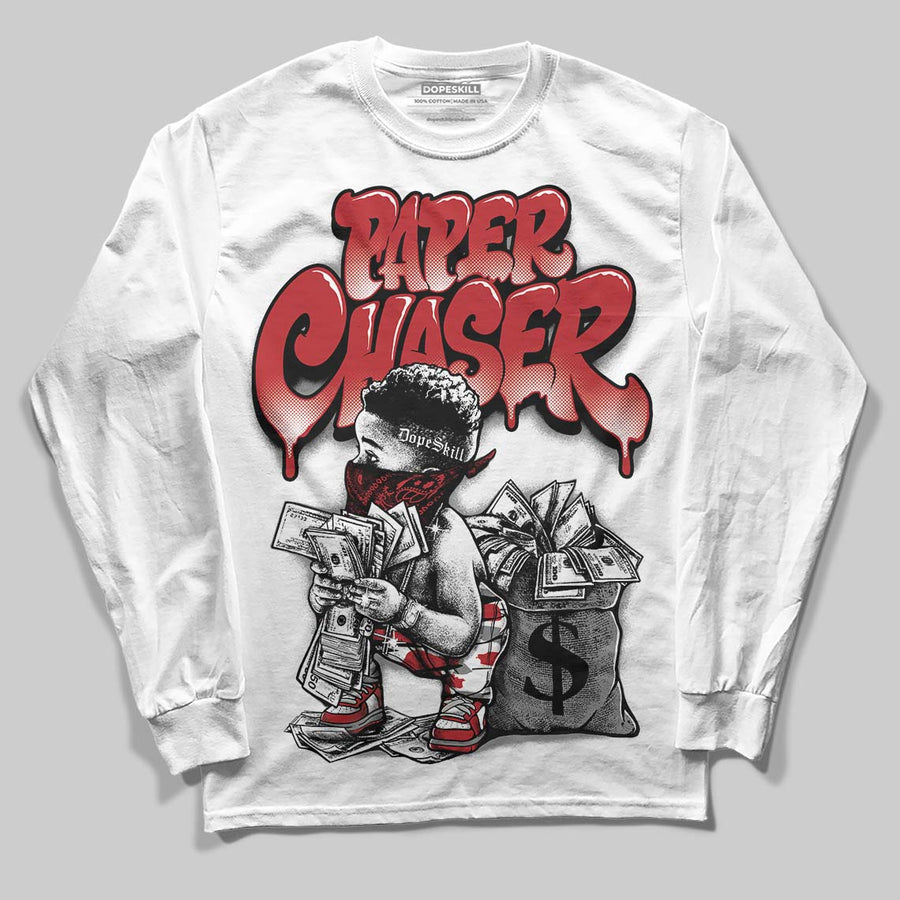 Bugs Bunny 8s DopeSkill Long Sleeve T-Shirt Paper Chaser Boy Graphic