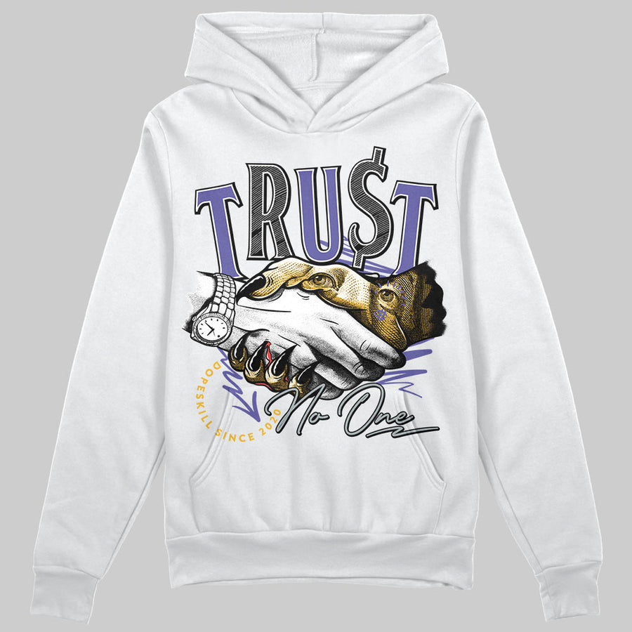 Lakers 4s DopeSkill Hoodie Sweatshirt Trust No One Graphic