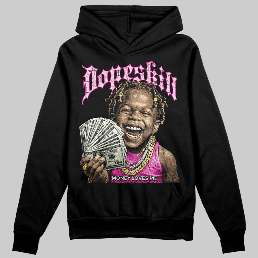 Pink 'Money Loves Me' DopeSkill Graphic Hoodie