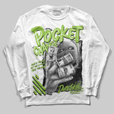 Neon Green Collection DopeSkill Long Sleeve T-Shirt Pocket Change Graphic