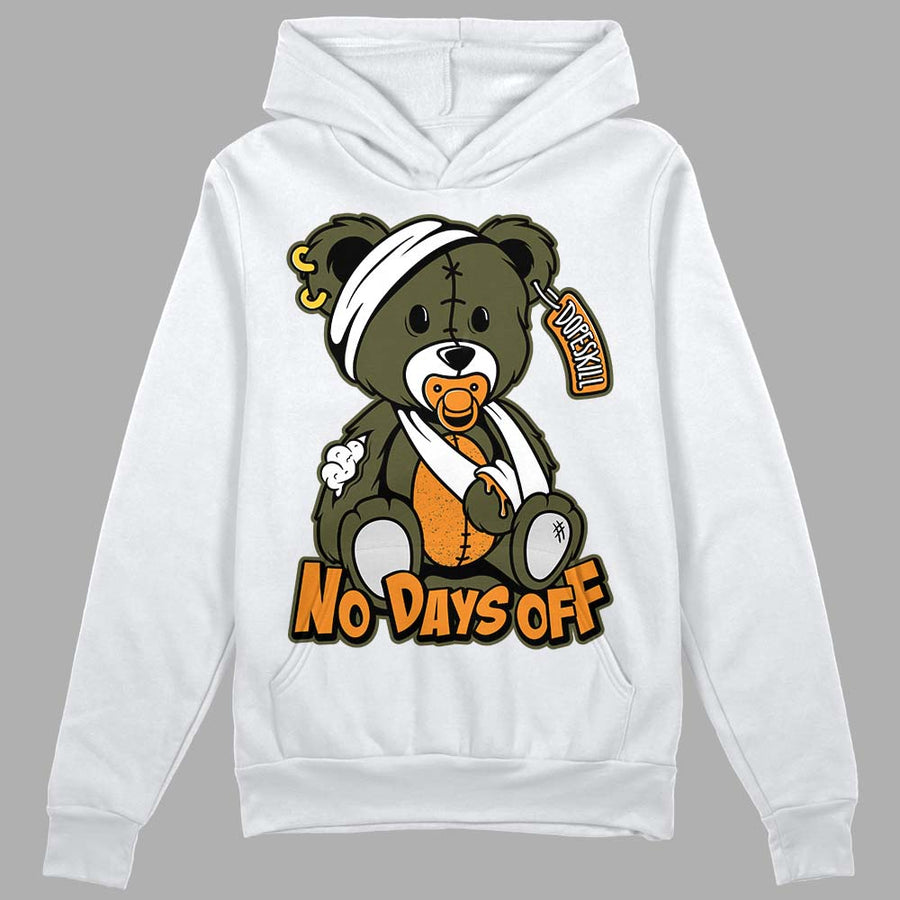 Olive 5s DopeSkill Hoodie Sweatshirt Hurt Bear Graphic