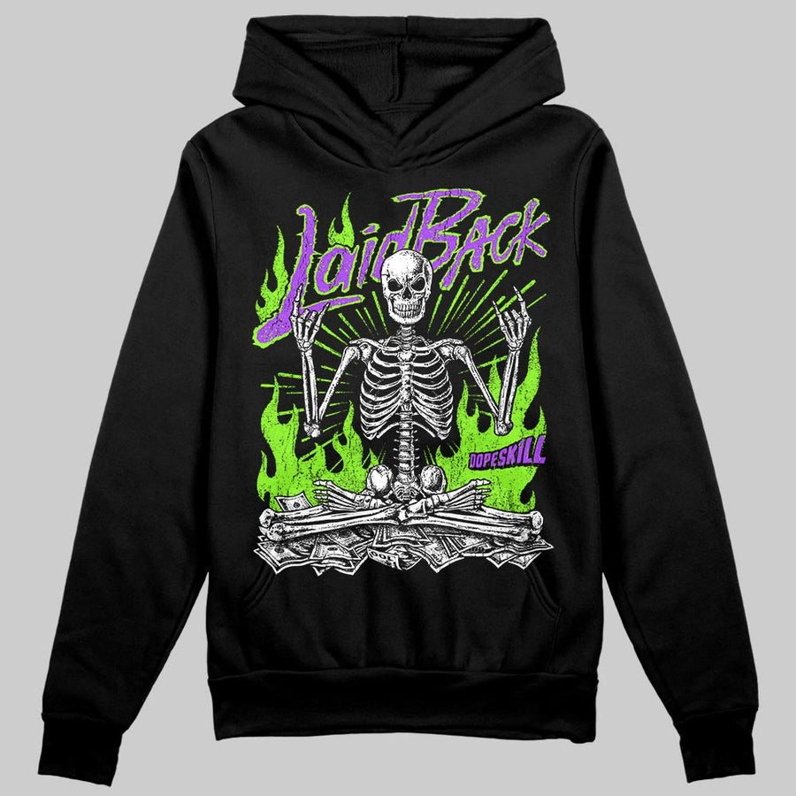 Neon Green 'Laid Back' DopeSkill Graphic Hoodie