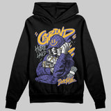 Lakers 4s DopeSkill Hoodie Sweatshirt Grind Pray Graphic