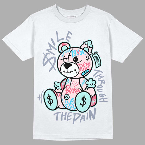 AJ 5 Easter DopeSkill T-Shirt Smile Through The Pain Graphic