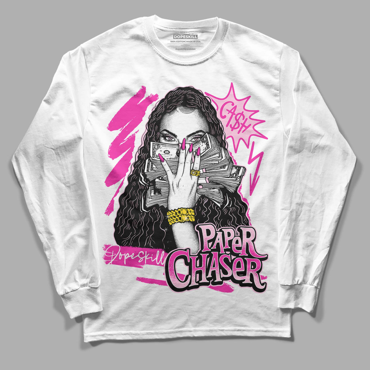 Pink Collection DopeSkill Long Sleeve T-Shirt NPC Graphic
