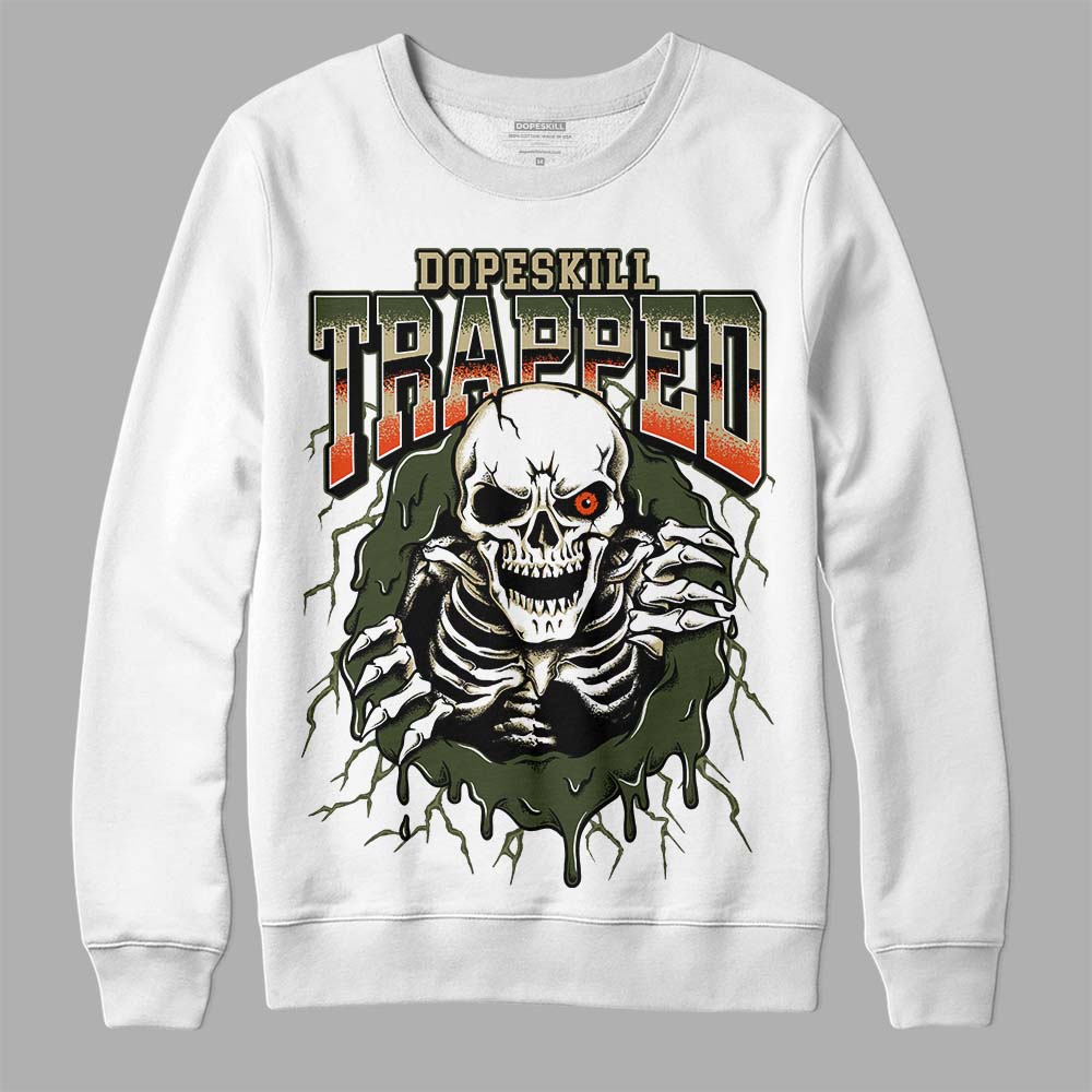 Olive Collection DopeSkill Sweatshirt Trapped Halloween Graphic