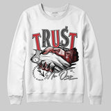 Fire Red “Black Tongue” 5s DopeSkill Sweatshirt Trust No One Graphic