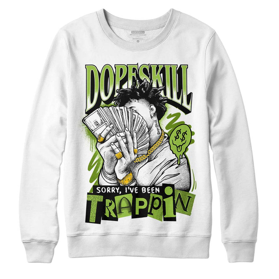 Dunk Low 'Chlorophyll' DopeSkill Sweatshirt Sorry I've Been Trappin Graphic
