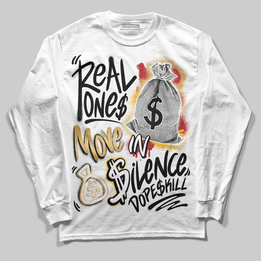 Taxi 12s 2025 DopeSkill Long Sleeve T-Shirt Real Ones Move In Silence Graphic