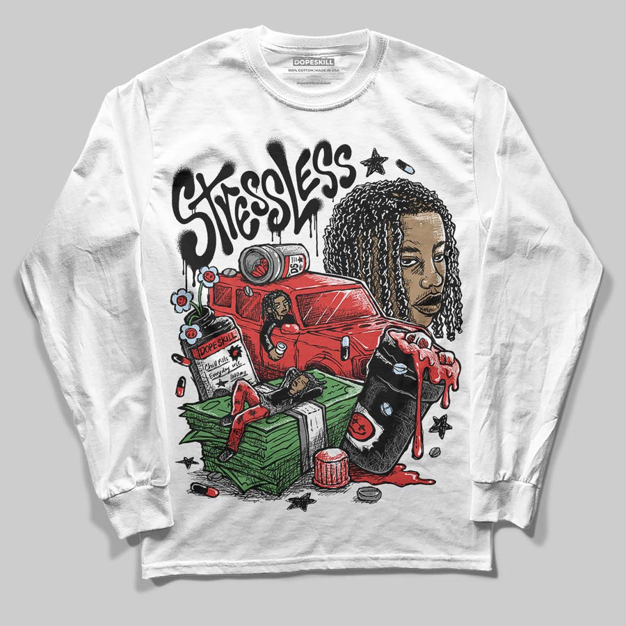 Reverse Infrared 6s DopeSkill Long Sleeve T-Shirt Stressless Graphic
