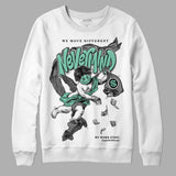 Green Glow 3s DopeSkill Sweatshirt Nevermind Graphic