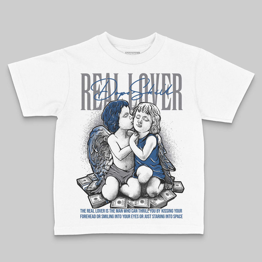 Flint Grey 9s DopeSkill Toddler Kids T-shirt Real Lover Graphic