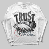 Black Metallic Reimagined 5s DopeSkill Long Sleeve T-Shirt Trust No One Graphic