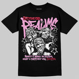 Travis Scott x “Pink Pack” 1s DopeSkill T-Shirt Distorted Realms Graphic