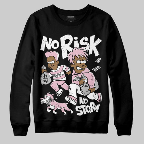 35th Anniversary 5s DopeSkill Sweatshirt No Risk No Story Graphic