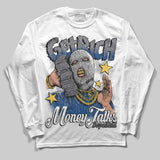 Flint Grey 9s DopeSkill Long Sleeve T-Shirt Get Rich Graphic