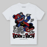 Rare Air 4s DopeSkill Toddler Kids T-shirt Born To Be Rich Graphic
