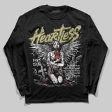 Olive Collection DopeSkill Long Sleeve T-Shirt Heartless Graphic