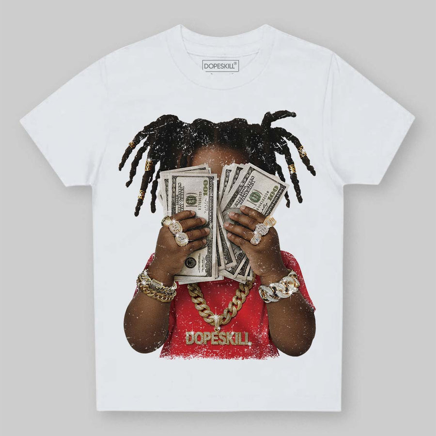Red Collection DopeSkill Toddler Kids T-shirt Rich Youth Graphic