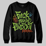 Neon Green Collection DopeSkill Sweatshirt F#ck Around And Find Out Graphic