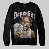 Medium Soft Pink 4s DopeSkill Sweatshirt Money Loves Me Graphic
