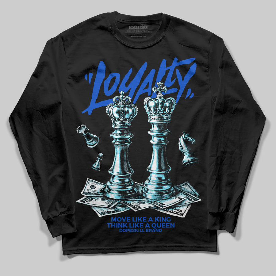 Royal Blue 'Loyalty' DopeSkill Graphic Long Sleeve T-Shirt