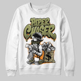 Olive 'Paper Chaser Boy' DopeSkill Graphic Sweatshirt