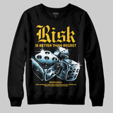 Yellow 'Risk Is Better Than Regret' DopeSkill Graphic Sweatshirt