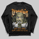 Olive Collection DopeSkill Long Sleeve T-Shirt Drip Harder Graphic