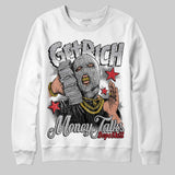 White Cement 4s DopeSkill Sweatshirt Get Rich Graphic