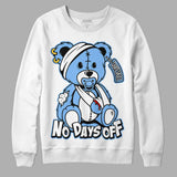 Powder Blue 9s DopeSkill Sweatshirt Hurt Bear Graphic