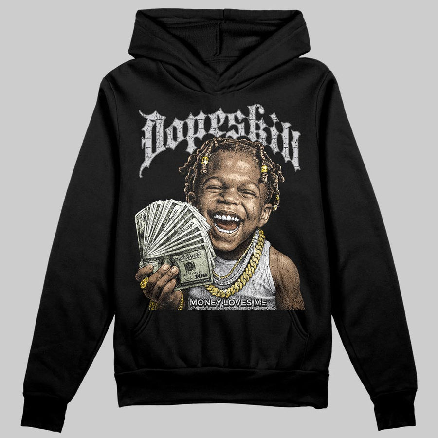 Grey 'Money Loves Me' DopeSkill Graphic Hoodie