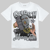 Wolf Grey 12s DopeSkill T-Shirt Get Rich Graphic