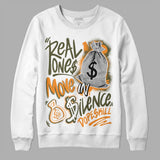 Olive 5s DopeSkill Sweatshirt Real Ones Move In Silence Graphic