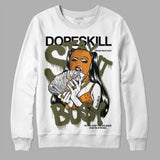 Olive 5s DopeSkill Sweatshirt Stay It Busy Graphic