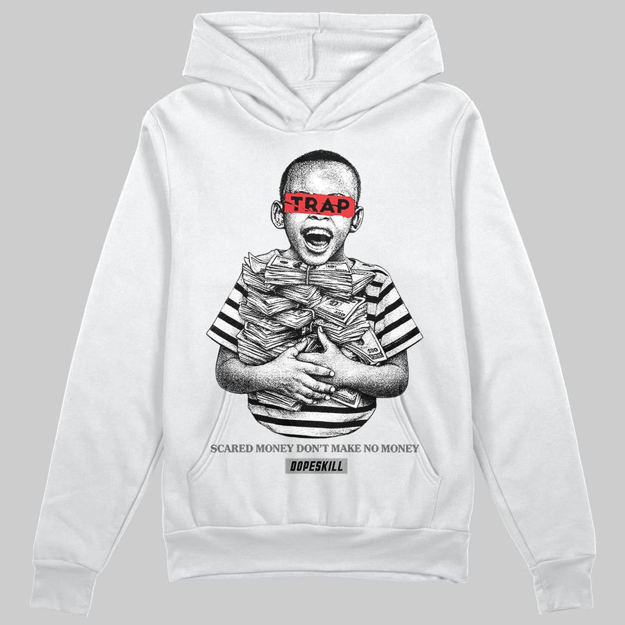 Grey 'Scared Money Don't Make No Money' DopeSkill Graphic Hoodie