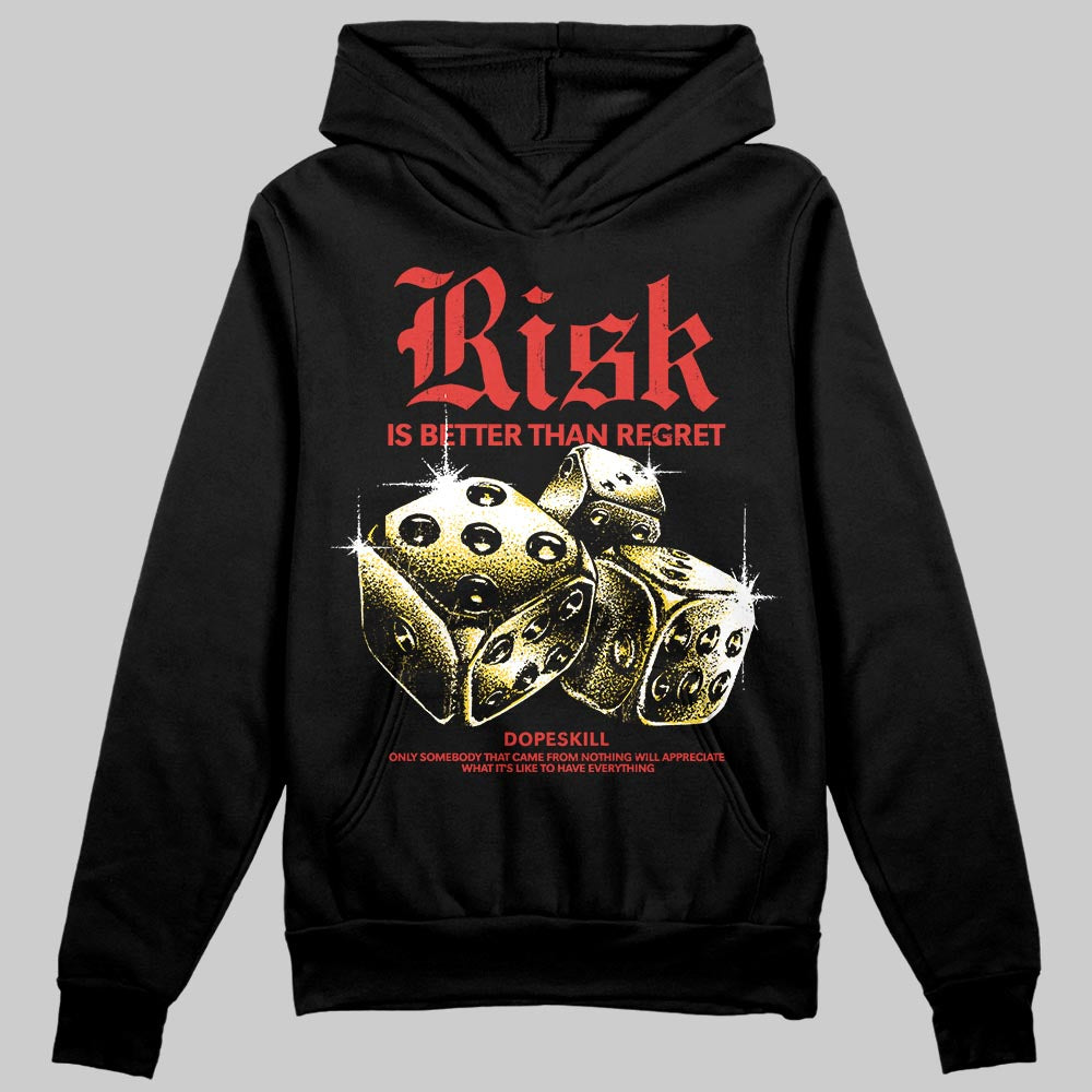 Red 'Risk Is Better Than Regret' DopeSkill Graphic Hoodie