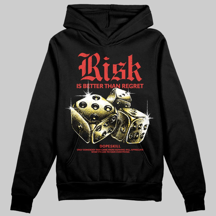 Red 'Risk Is Better Than Regret' DopeSkill Graphic Hoodie