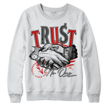 Red Cement 4S DopeSkill Sweatshirt Trust No One Graphic