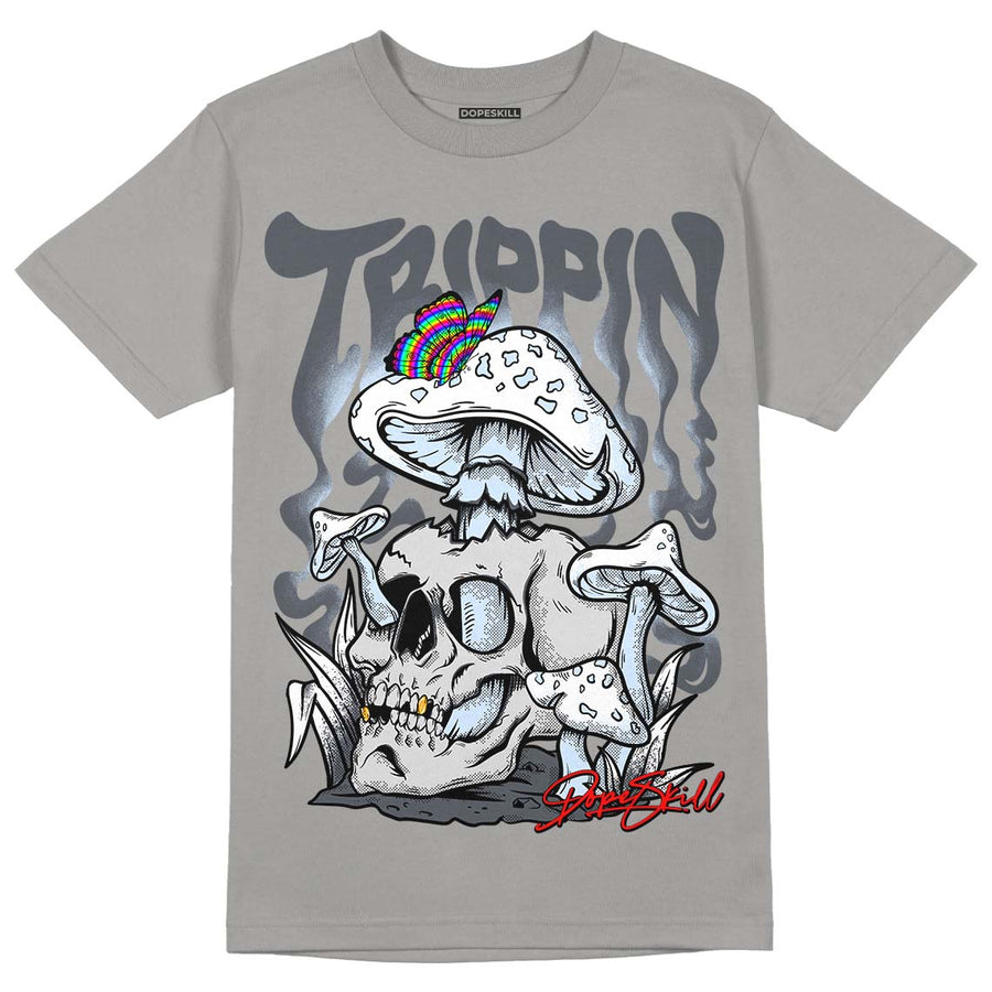 Cool Grey 11s DopeSkill Grey T-shirt Trippin Graphic