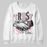 Dunk Low Pink Foam DopeSkill Sweatshirt Trust No One Graphic