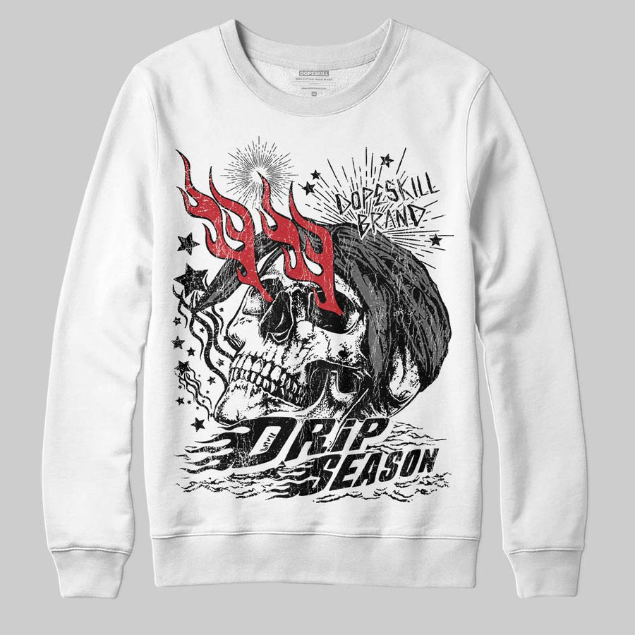 Black Cat 4s DopeSkill Sweatshirt Drip Season Graphic