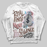 Harris Tweed x Denim Turquoise Dunk DopeSkill Long Sleeve T-Shirt Real Ones Move In Silence Graphic