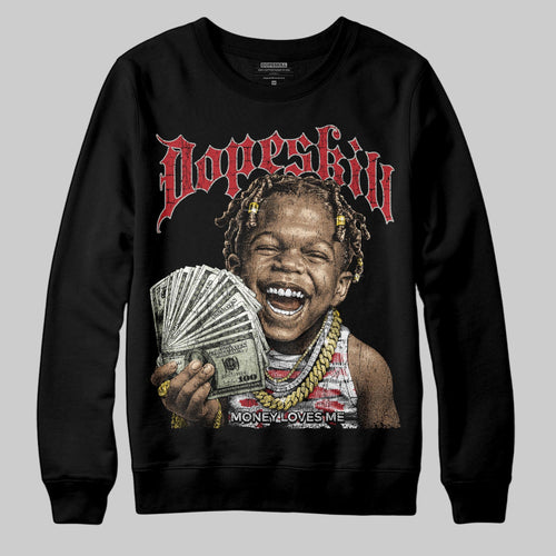 Bugs Bunny 8s DopeSkill Sweatshirt Money Loves Me Graphic