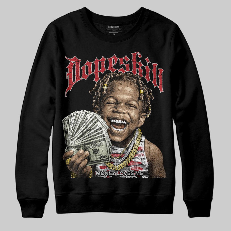 Bugs Bunny 8s DopeSkill Sweatshirt Money Loves Me Graphic