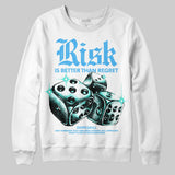 University Blue 'Risk Is Better Than Regret' DopeSkill Graphic Sweatshirt
