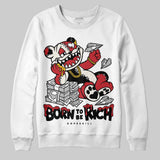 Flight Club 4s DopeSkill Sweatshirt Born To Be Rich Graphic