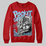 Cherry 11s DopeSkill Sweatshirt Pocket Change Graphic