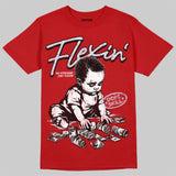 Cherry 11s DopeSkill T-Shirt Flexin' Graphic
