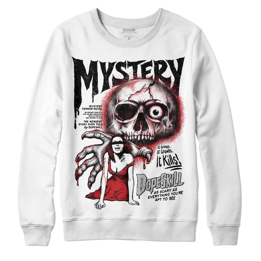 Red Taxi 12s DopeSkill Sweatshirt Mystery Ghostly Grasp Graphic